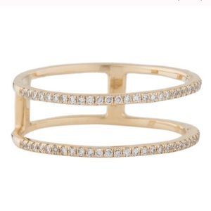 Stephanie Gottlieb Double Diamond Bar Ring